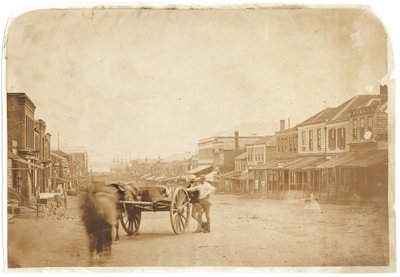 Upper Queen Street, Auckland by John Nicol Crombie